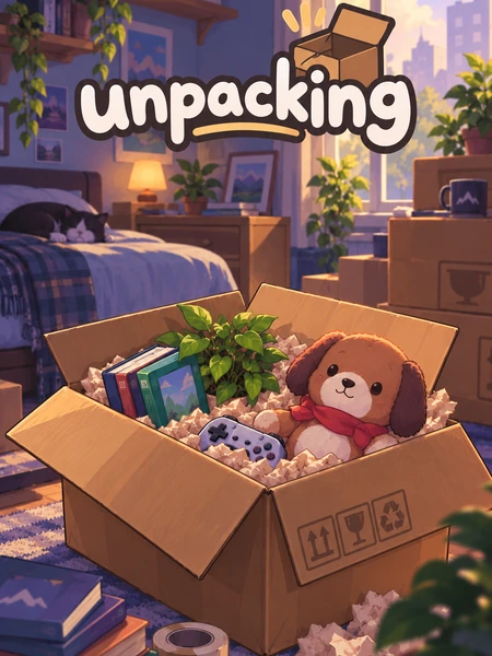 Kansikuva pelist&auml; Unpacking