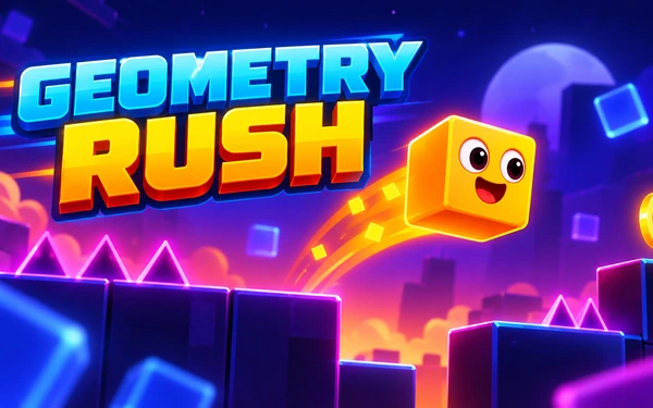 Kansikuva selainpelistä Geometry Rush