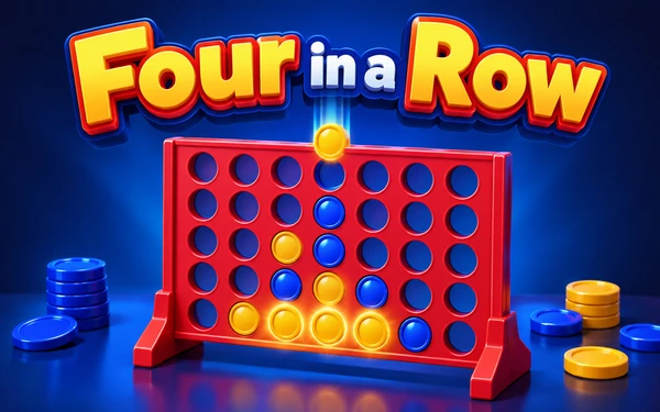 Kansikuva selainpelistä Four in a Row