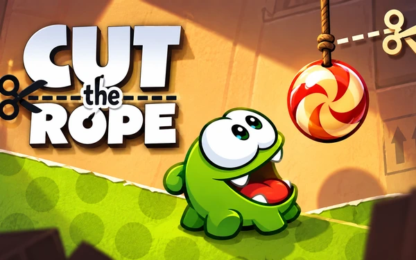 Kansikuva selainpelist&auml; Cut the Rope